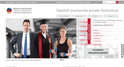 Desktop Screenshot of dhfpg.de